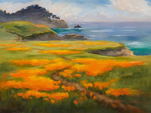 Karin  Leonard - Point Lobos Poppies